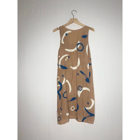 MAKE IT GOOD Portland Abstract Pattern Sleeveless Tunic Dress US MEDIUM - Picture 10 of 14